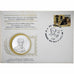 Italia, Medal + stamp, International Society of Postmasters, 1976, Argento, FS