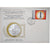 Seychelles, Medal + stamp, International Society of Postmasters, 1978, Argento