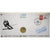 Francia, Medal + stamp, XVIème JO d'Albertville, Grenoble, 1991, Rame-nichel