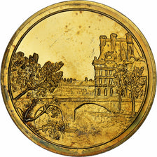 France, Médaille, Le Pont Royal et le Pavillon de Flore, Camille Pissarro