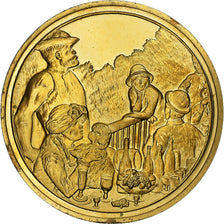 Francia, medaglia, Le Déjeuner des canotiers, Auguste Renoir, Vermeil, SPL-