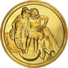 Frankreich, Medaille, Le Bain de l'enfant, Mary Cassatt, Vermeil, VZ
