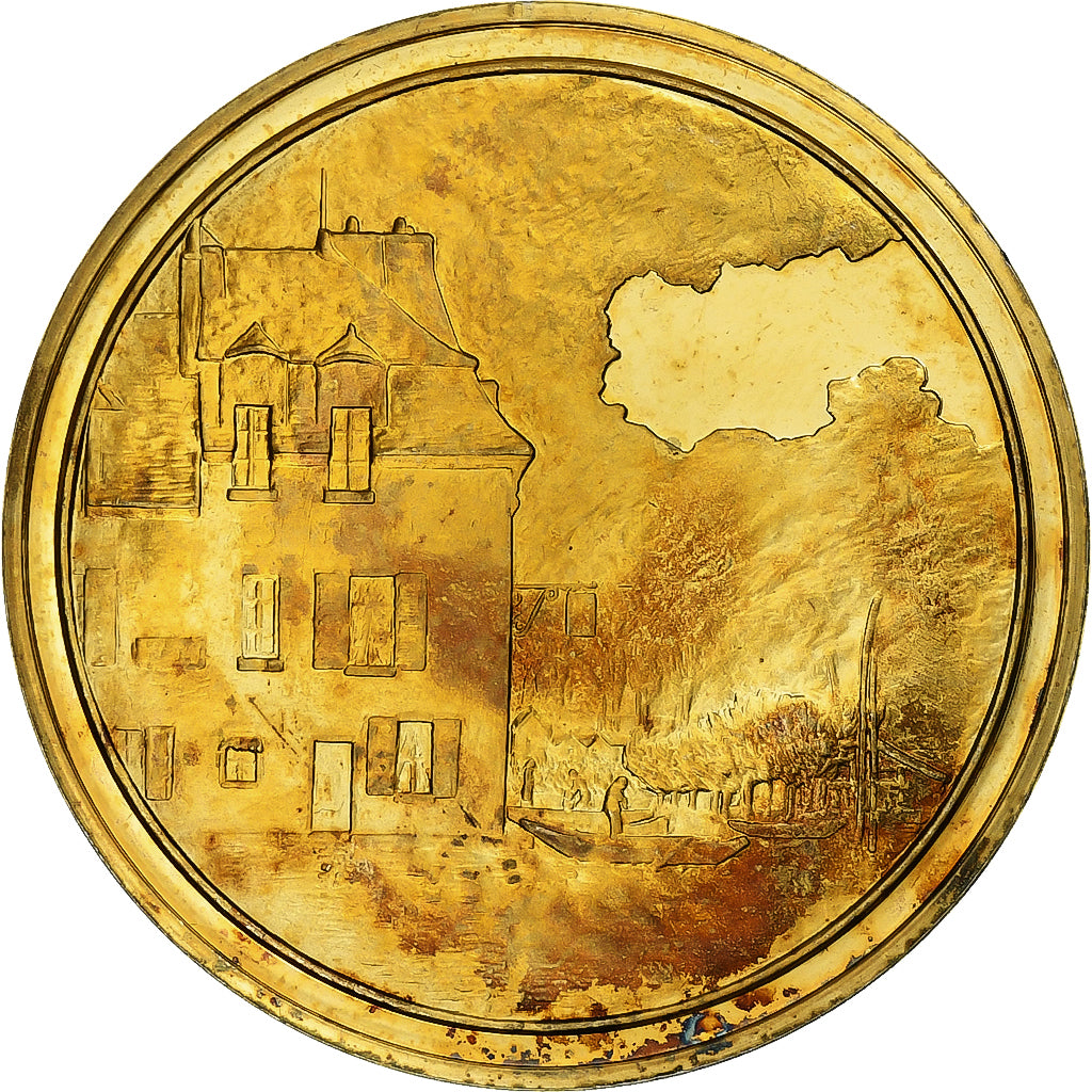 France, Médaille, L'Inondation à Port-Marly, Alfred Sisley, Vermeil, SUP