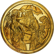 Frankrijk, Medaille, Les Parapluies, Auguste Renoir, Vermeil, PR