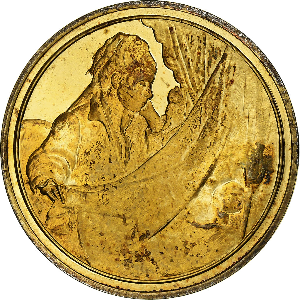 Frankreich, Medaille, Le Berceau, Berthe Morisot, Vermeil, VZ