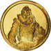 Francia, medalla, Femme au boa noir, Henri de Toulouse-Lautrec, Oro vermeil, EBC