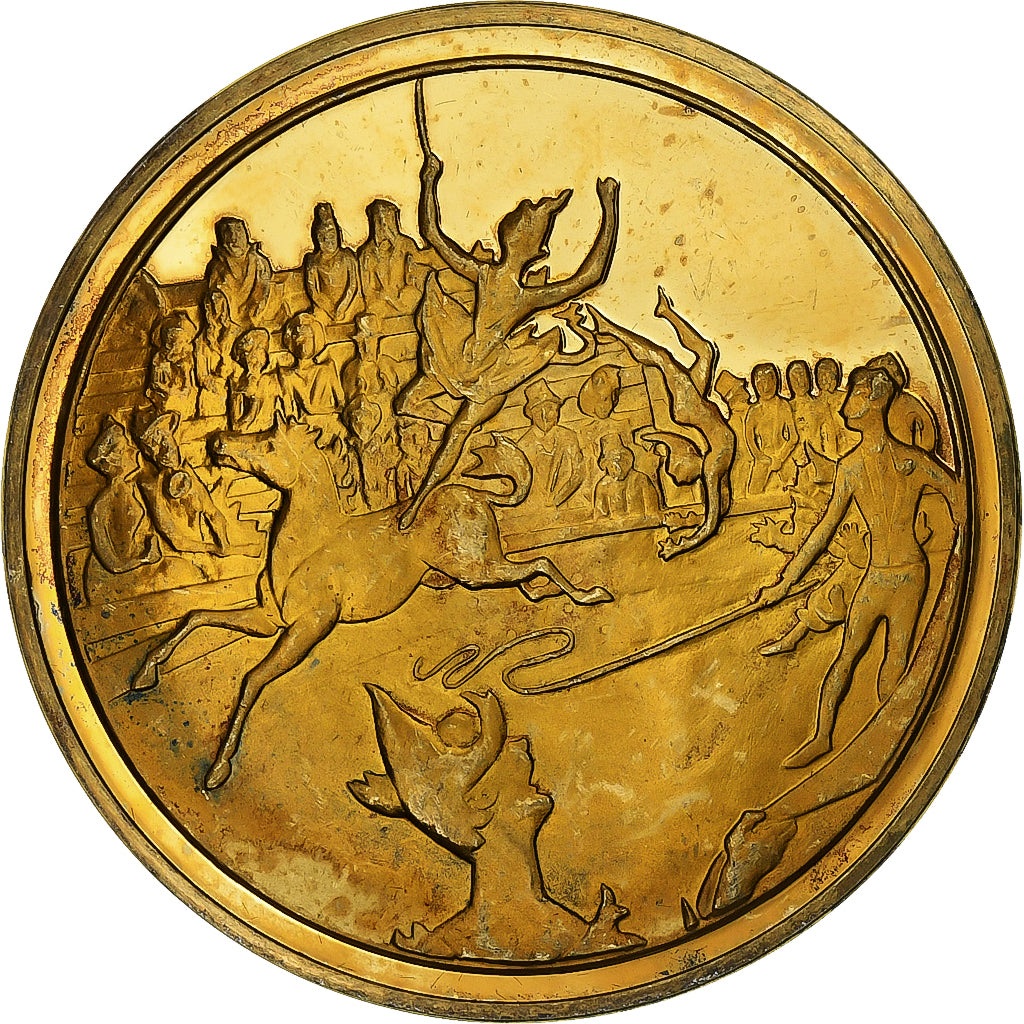 France, Médaille, Le Cirque, Georges Seurat, Vermeil, SUP