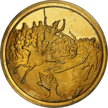 Francja, medal, Le Cirque, Georges Seurat, Vermeil, AU(55-58)