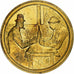 Frankreich, Medaille, Les Joueurs de cartes, Paul Cézanne, Vermeil, VZ