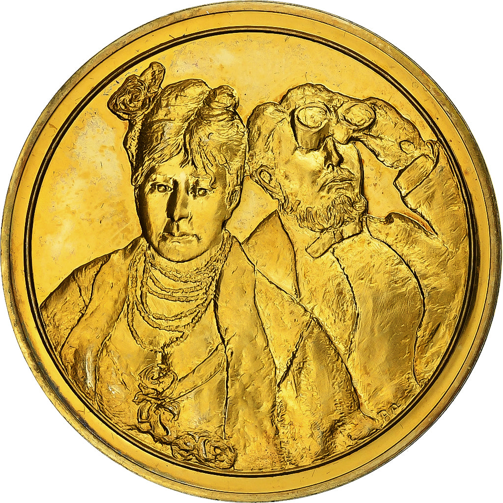 France, Médaille, La Loge, Auguste Renoir, Vermeil, SUP