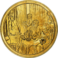 France, Medal, Le Déjeuner, Claude Monet, Vermeil, AU(55-58)