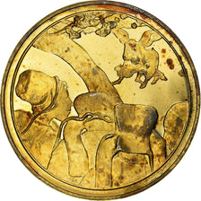 Francja, medal, Vision après le sermon, Paul Gauguin, Vermeil, AU(55-58)