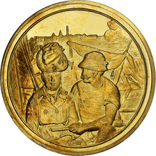 France, Medal, Argenteuil, Edouard Manet, Vermeil, AU(55-58)