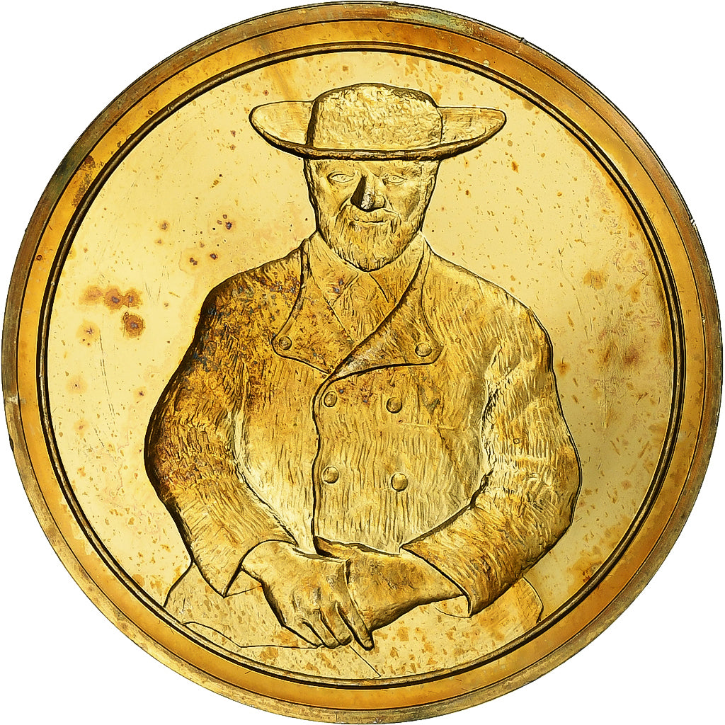 França, medalha, Le Père Tanguy, Vincent Van Gogh, Vermeil, AU(55-58)