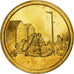 France, Medal, Scène de plage, ciel d'orage, Eugène Boudin, Vermeil, AU(55-58)