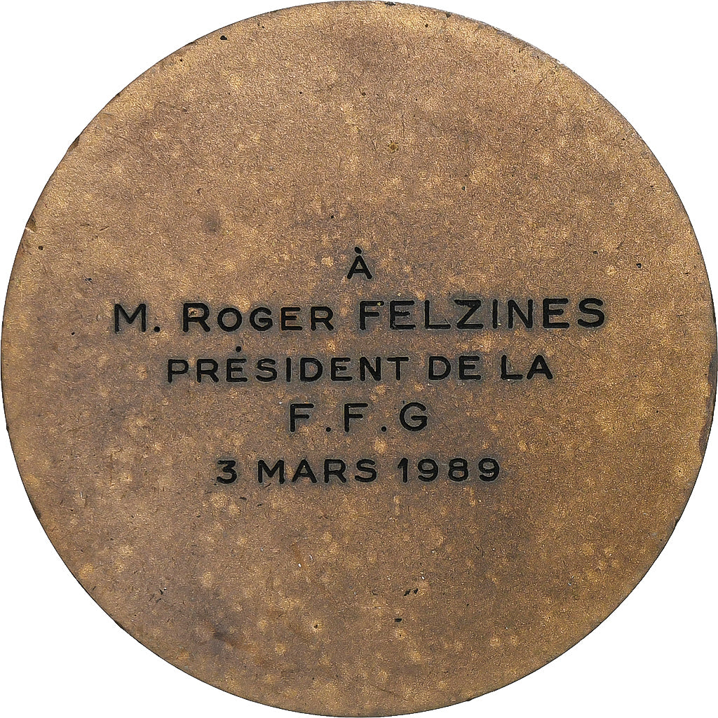 França, medalha, Ville de La Madeleine, Nord, 1988, Bronze, Gymnastique