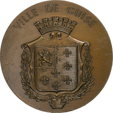Francia, medaglia, Ville de Guise, Aisne, 1982, Bronzo, SPL-