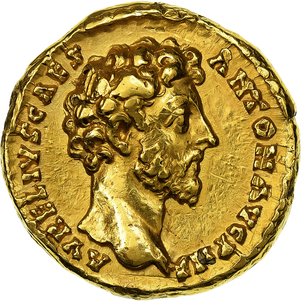 Marcus Aurelius, Aureus, 157-158, Rome, Gold, AU(50-53), RIC:474A