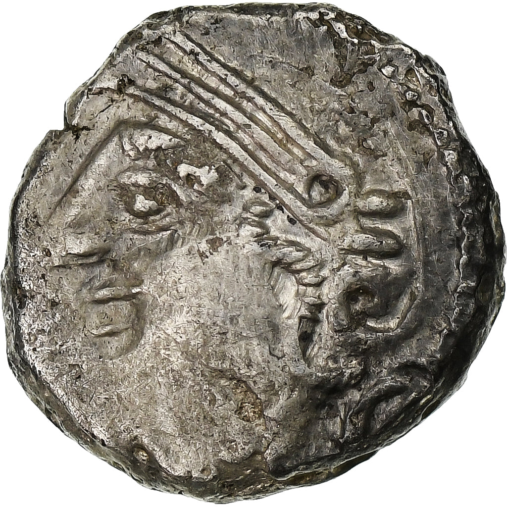 Lingones, Denier KALETEDOY, ca. 80-50 BC, Srebro, AU(50-53), Delestrée:3195