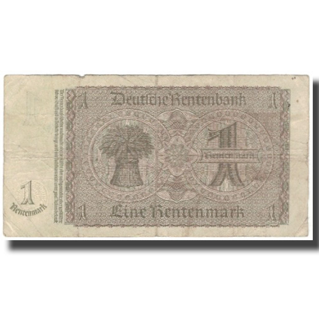 Banknote, Germany, 1 Rentenmark, 1937, KM:173b, F(12-15)