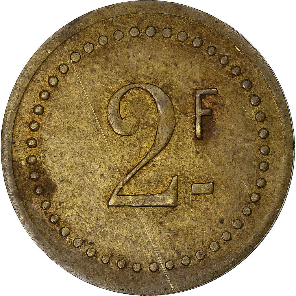 Francja, ., 2 Francs, n.d., AU(50-53), Mosiądz
