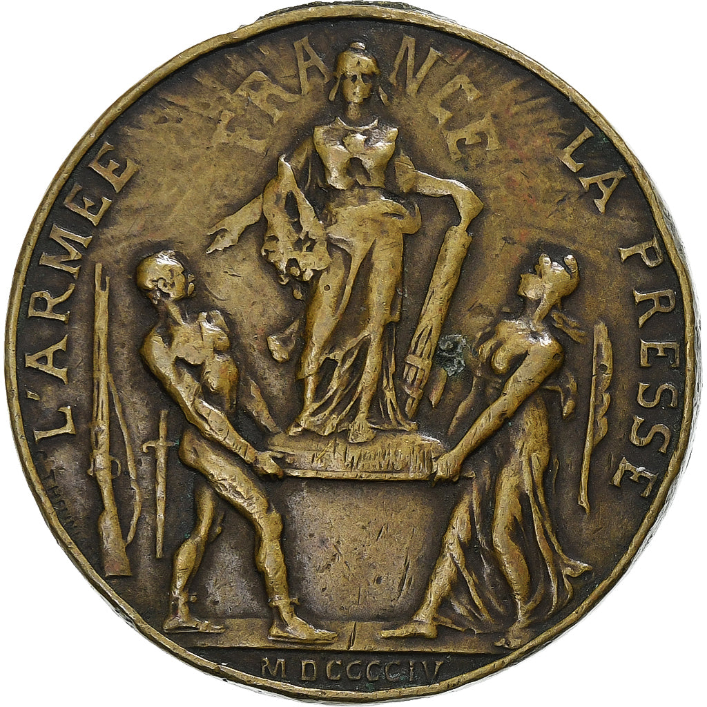 France, Médaille, Le Journal Le Matin organise la Marche de l'Armée, 1904