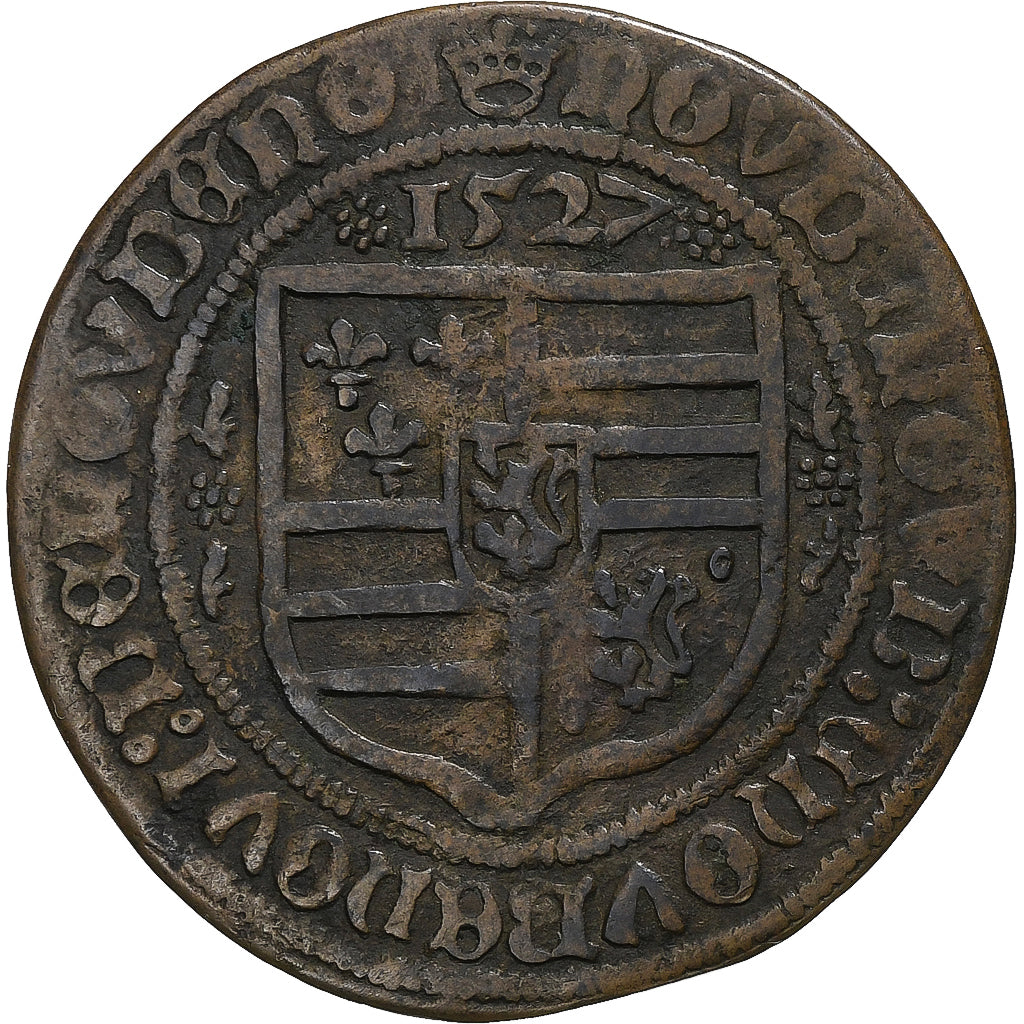 Burgundian Netherlands, Nuremberg token, Venus Token, 1527, Copper
