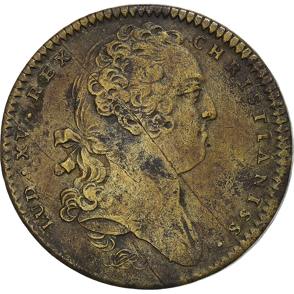 Francia, ficha, Louis XV, États d'Artois, ND (1732), Ottone, BB+
