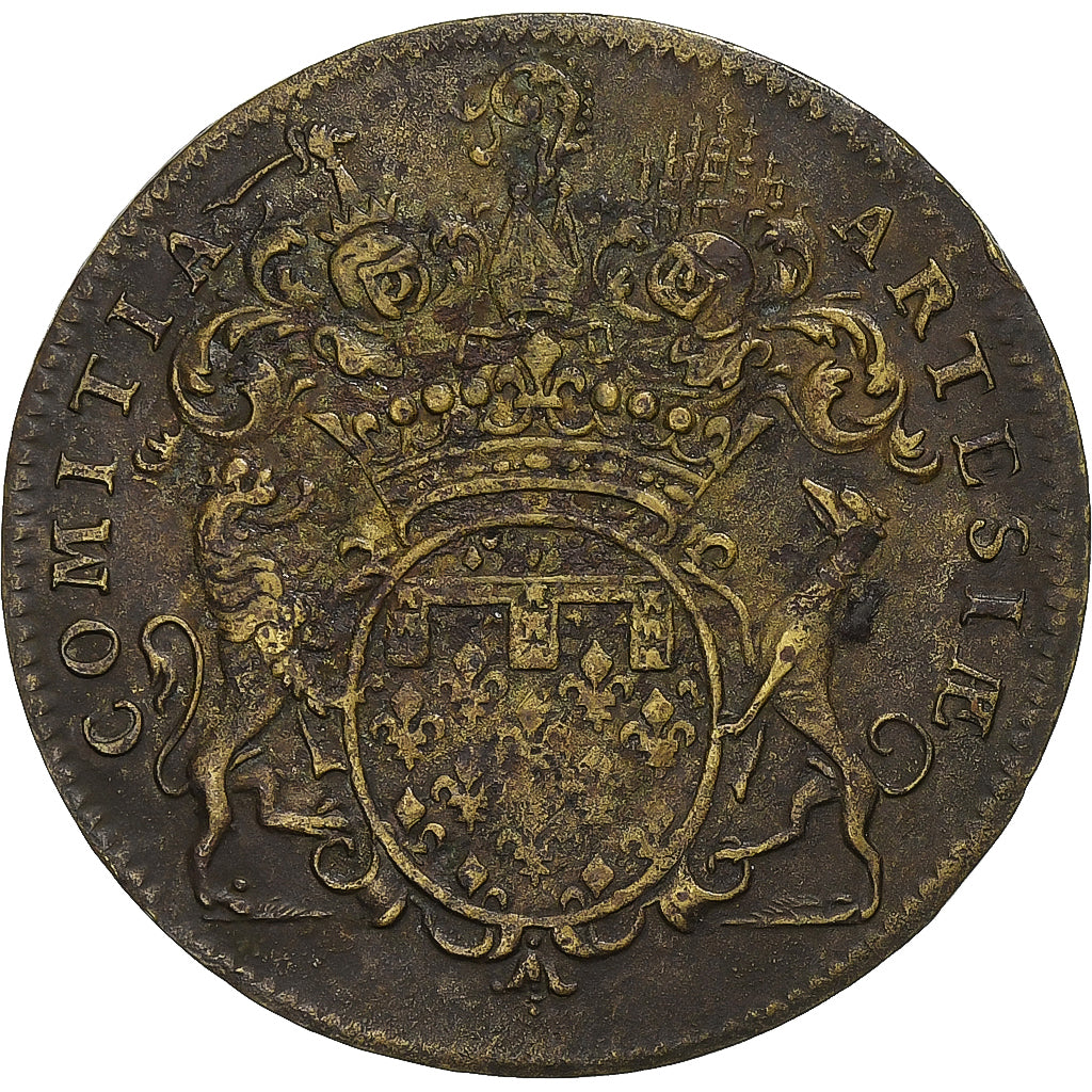Francia, ficha, Louis XV, États d'Artois, ND (1732), Ottone, BB+