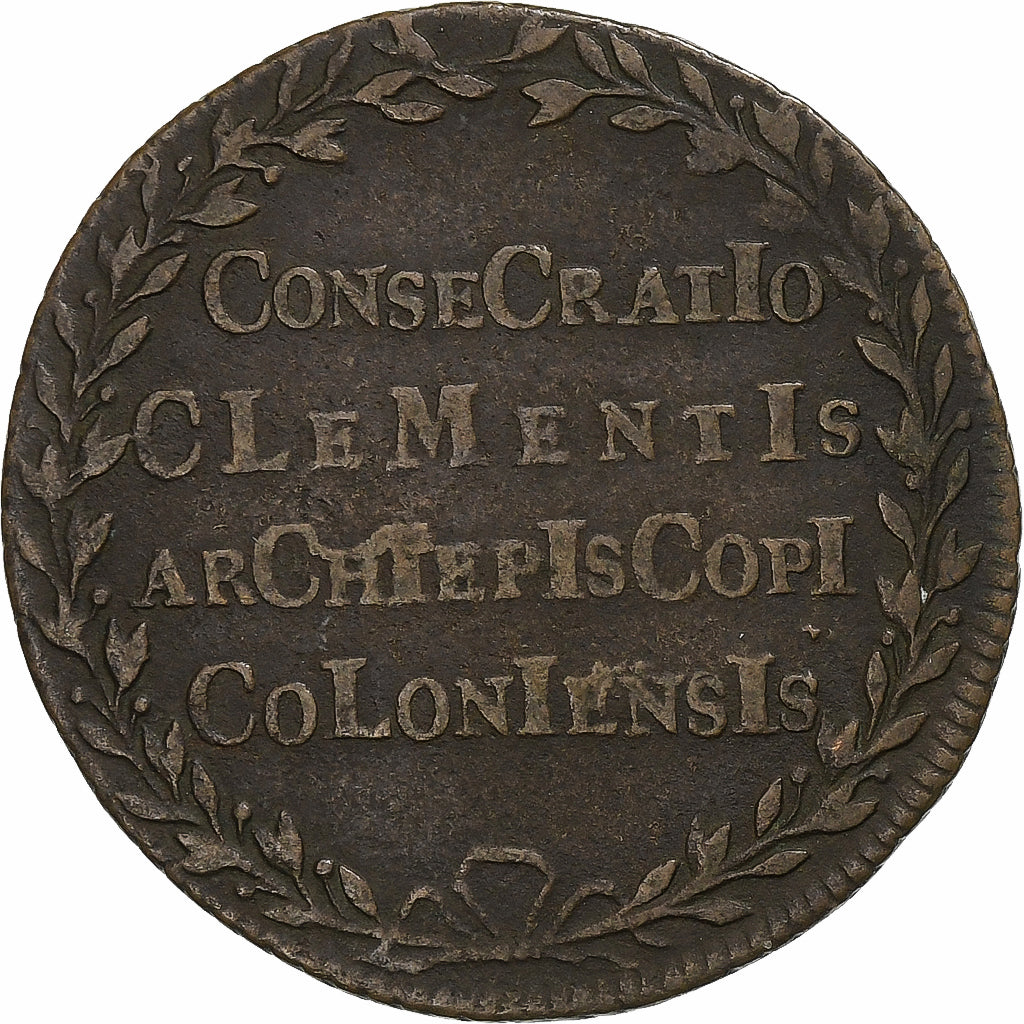 Francia, ficha, Lille, Joseph Clément, Archevêque de Cologne, 1707, Rame, BB