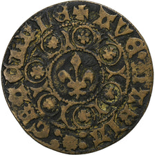 França, Counter token, Jeton au lys central et aux quintefeuilles, n.d., Cobre