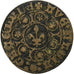 França, Counter token, Jeton au lys central et aux quintefeuilles, n.d., Cobre