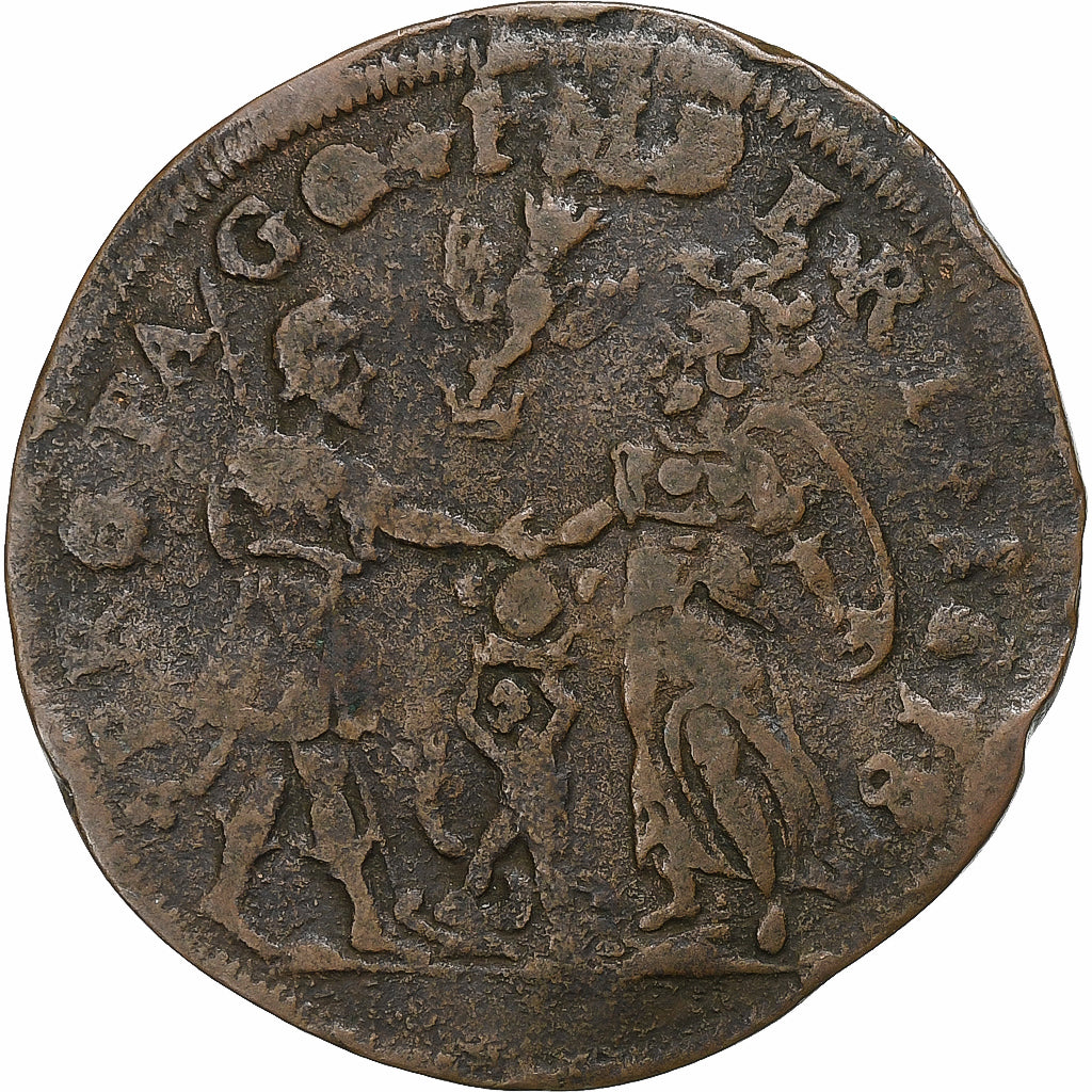 Free imperial city of Nuremberg, Nuremberg token, Louis XIII, 1618, Copper