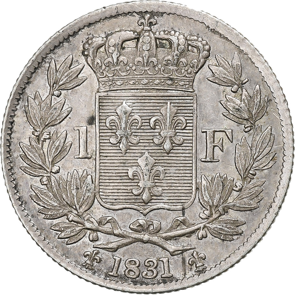 Francia, Henri V, 1 Franc, 1831, Paris, Argento, SPL-, Gadoury:451