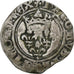 France, Charles VI, Florette, 1417-1422, Saint-Pourçain, Billon, VF(30-35)