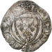 France, Charles VI, Blanc Guénar, 1389-1422, Paris, Billon, EF(40-45)