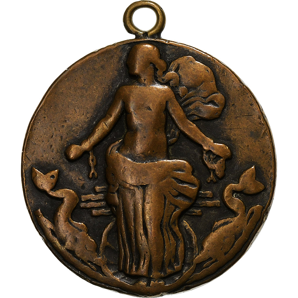 France, Medal, Compagnie Générale Transatlantique, Liberté, n.d., Copper