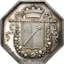 France, Medal, Mairie de Colmar, 1821, Silver, Oblin, AU(55-58)