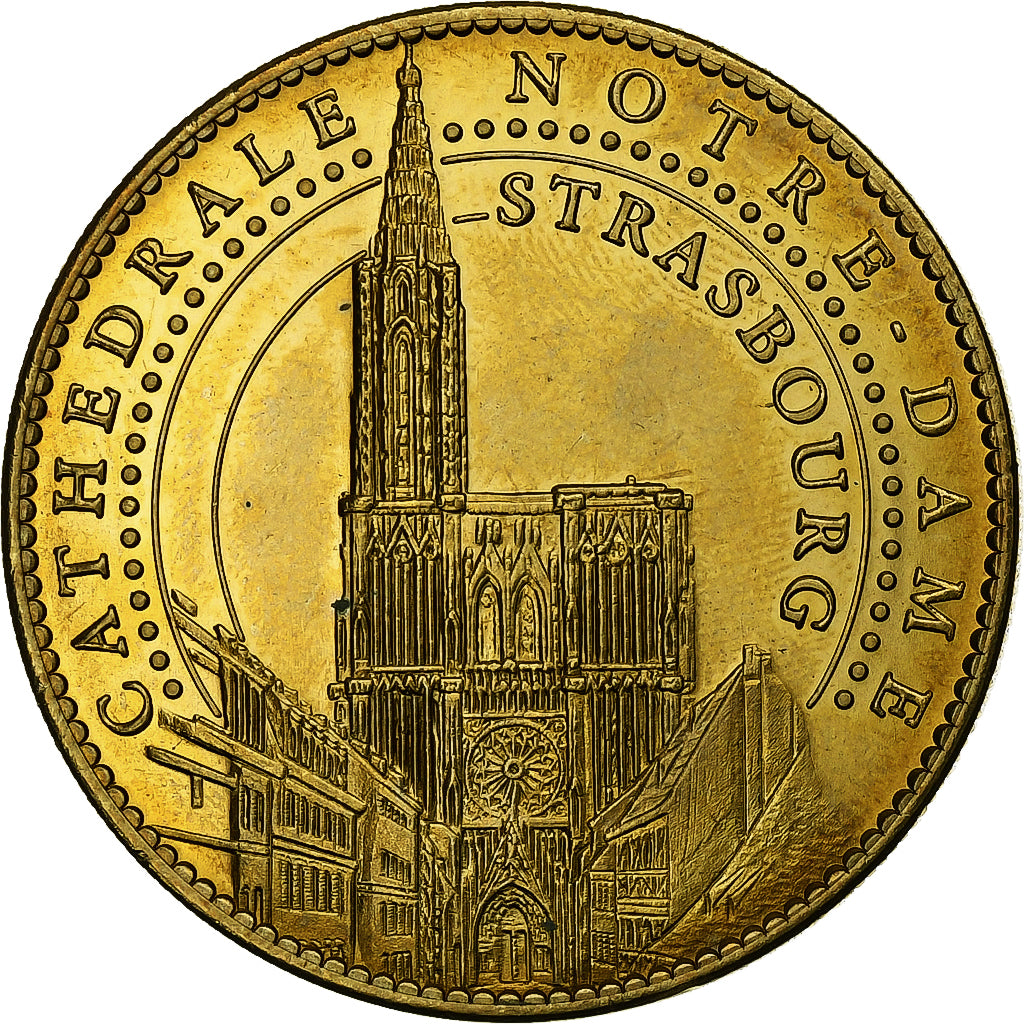 França, Tourist token, Cathédrale Notre-Dame, Strasbourg, 2011, Cobre-níquel
