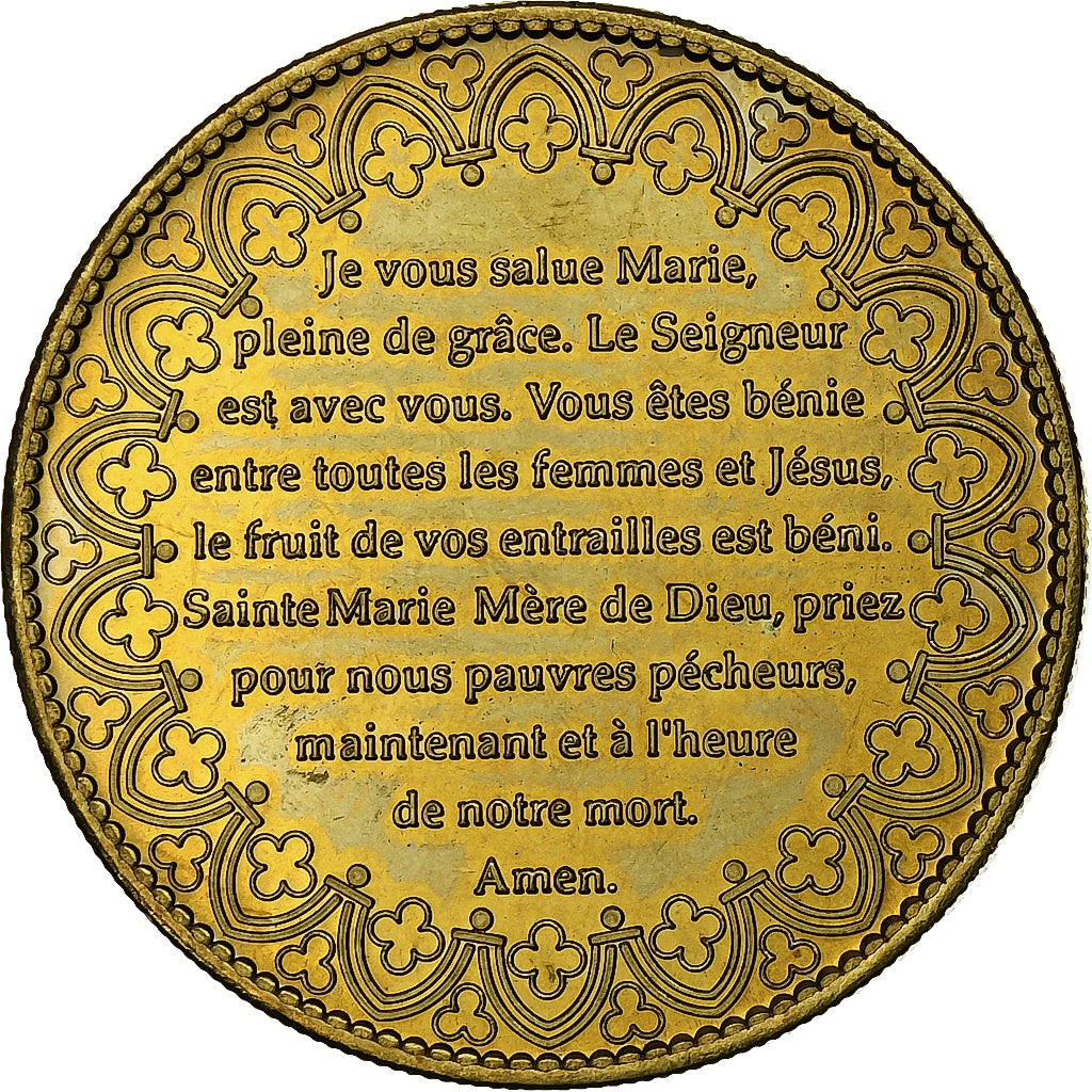 Francja, Tourist token, Reims - Cathédrale - Je vous salue Marie, 2011