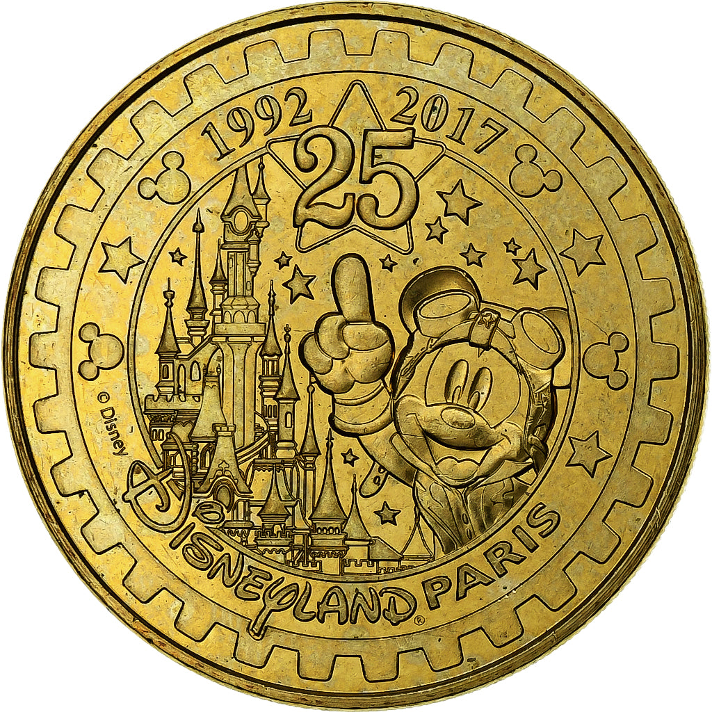 Frankrijk, Tourist token, Disneyland Paris -25ème anniversaire, 2018