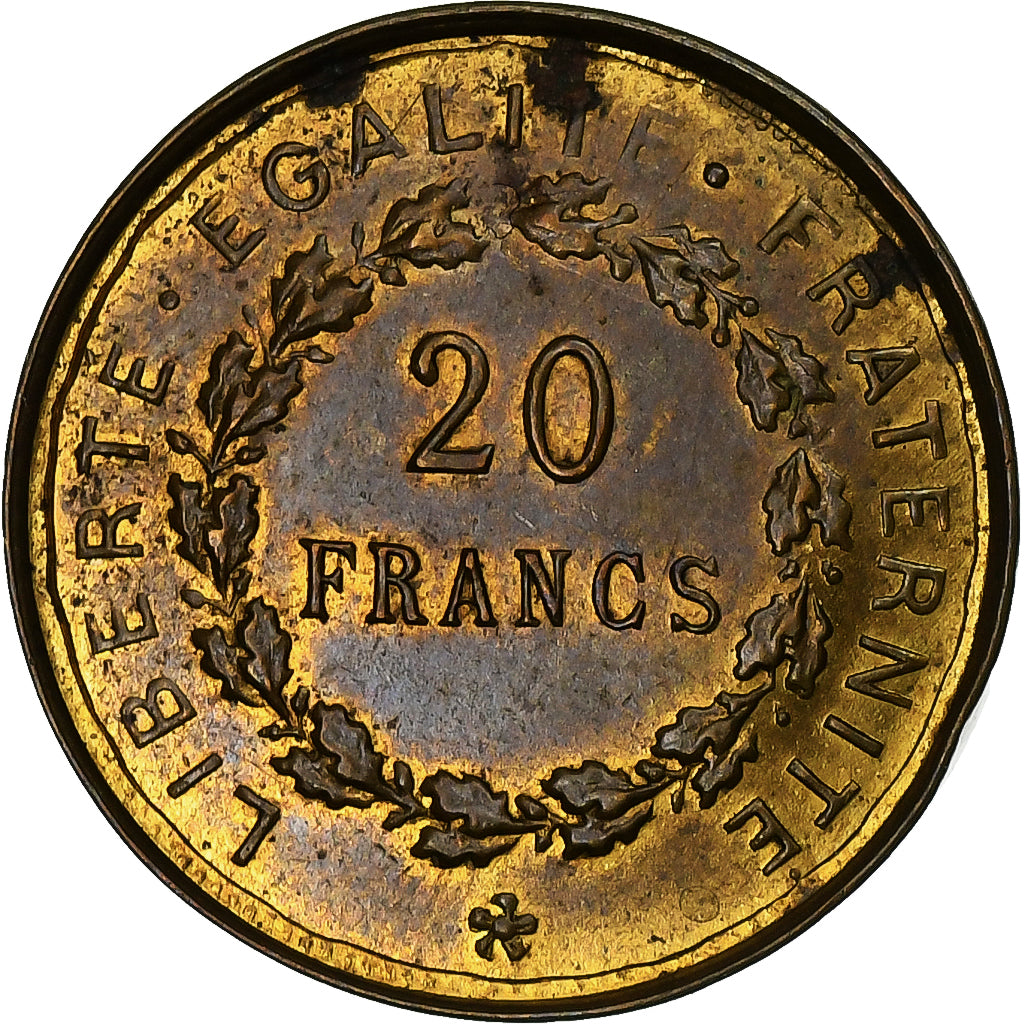 France, Jeton de Casino, 20 Francs, n.d., Laiton-carton, SUP