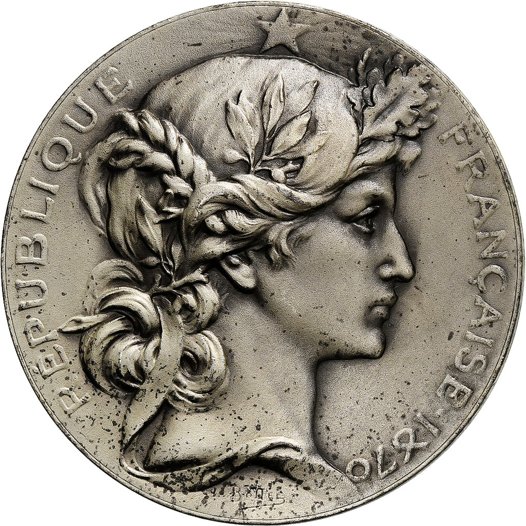 France, Medal, Alliance Syndicale du Commerce et de l'Industrie, n.d., Silvered
