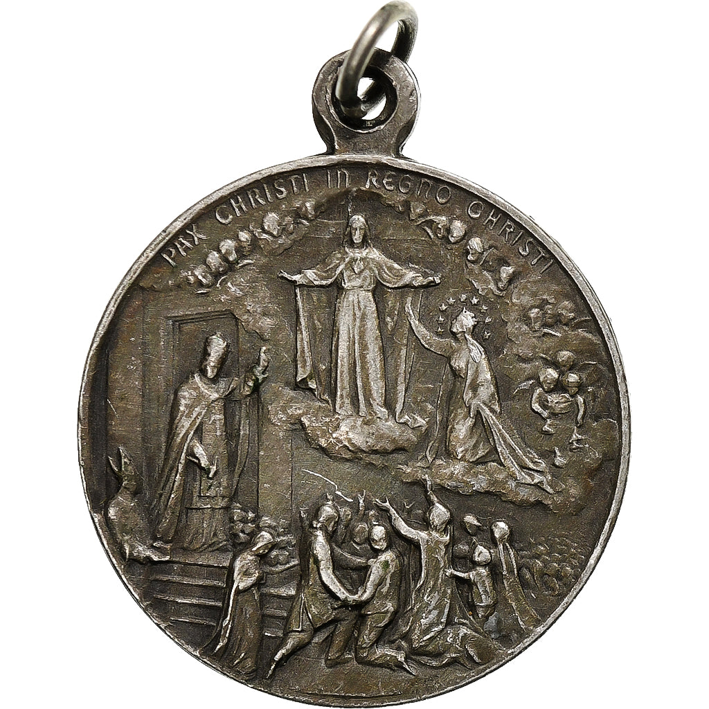 Vaticano, medalha, Pius XI, Pax Christi in Regno Christi, 1925, Cobre-níquel