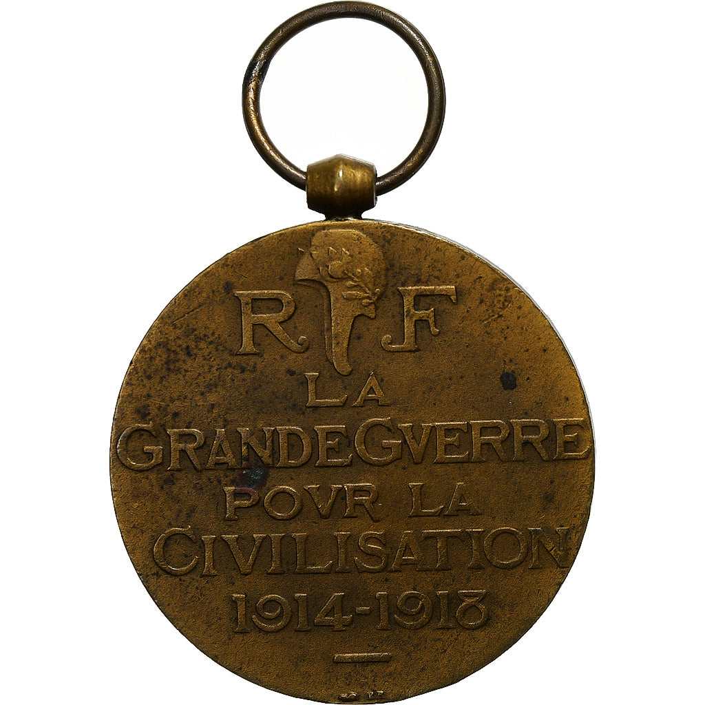 Francia, medalla, La Grande Guerre pour la Civilisation, n.d., Bronce, Morlon