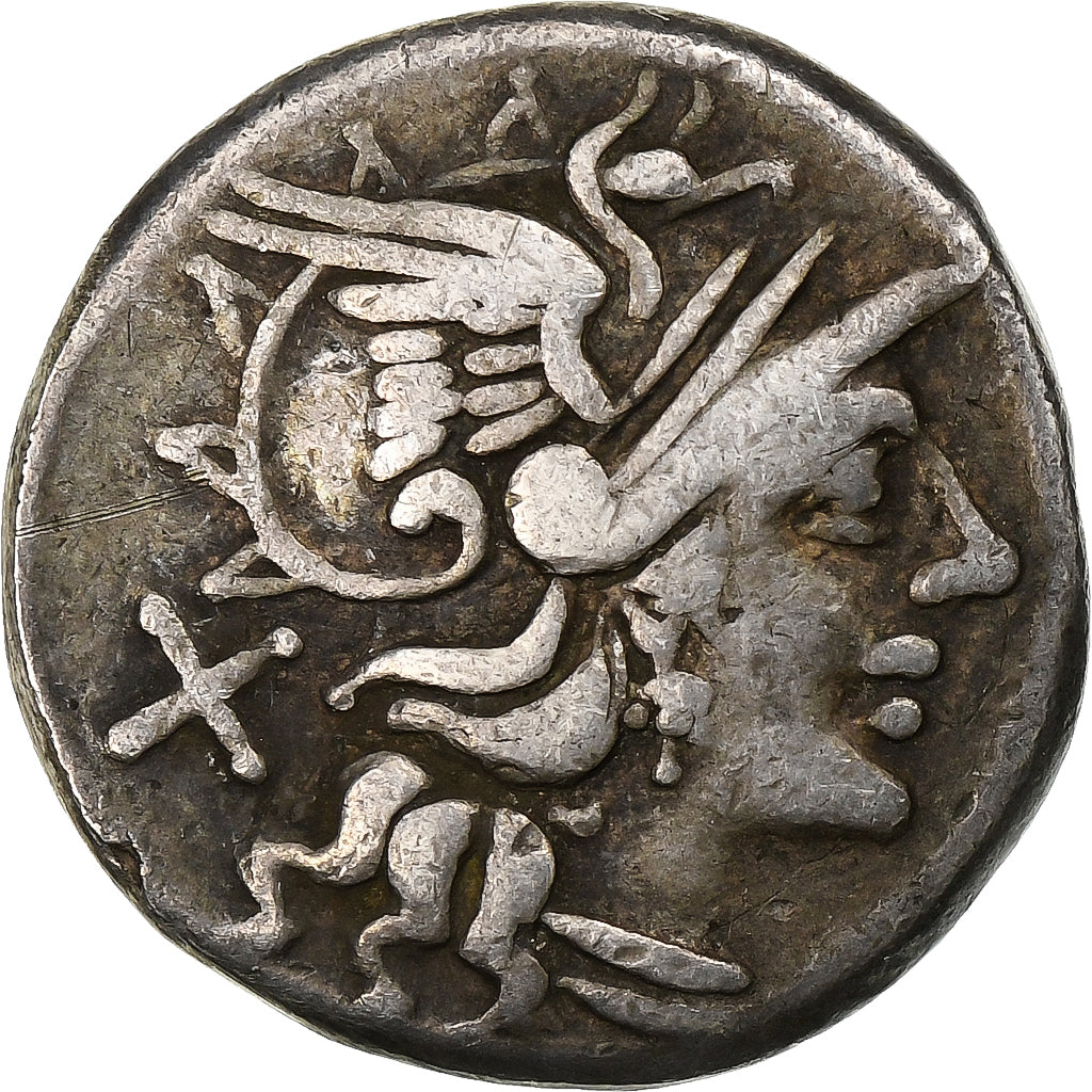 Decimia, Denarius, 150 BC, Rome, Silber, S+, Crawford:207/1