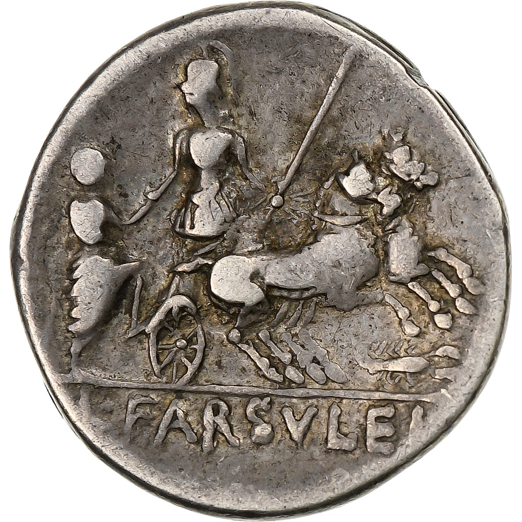 Farsuleia, Denarius, 75 BC, Rome, Silver, EF(40-45), Crawford:392/1b