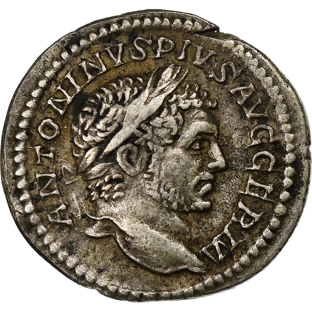 Caracalla, Denarius, 216, Rome, Silver, AU(50-53), RIC:281B