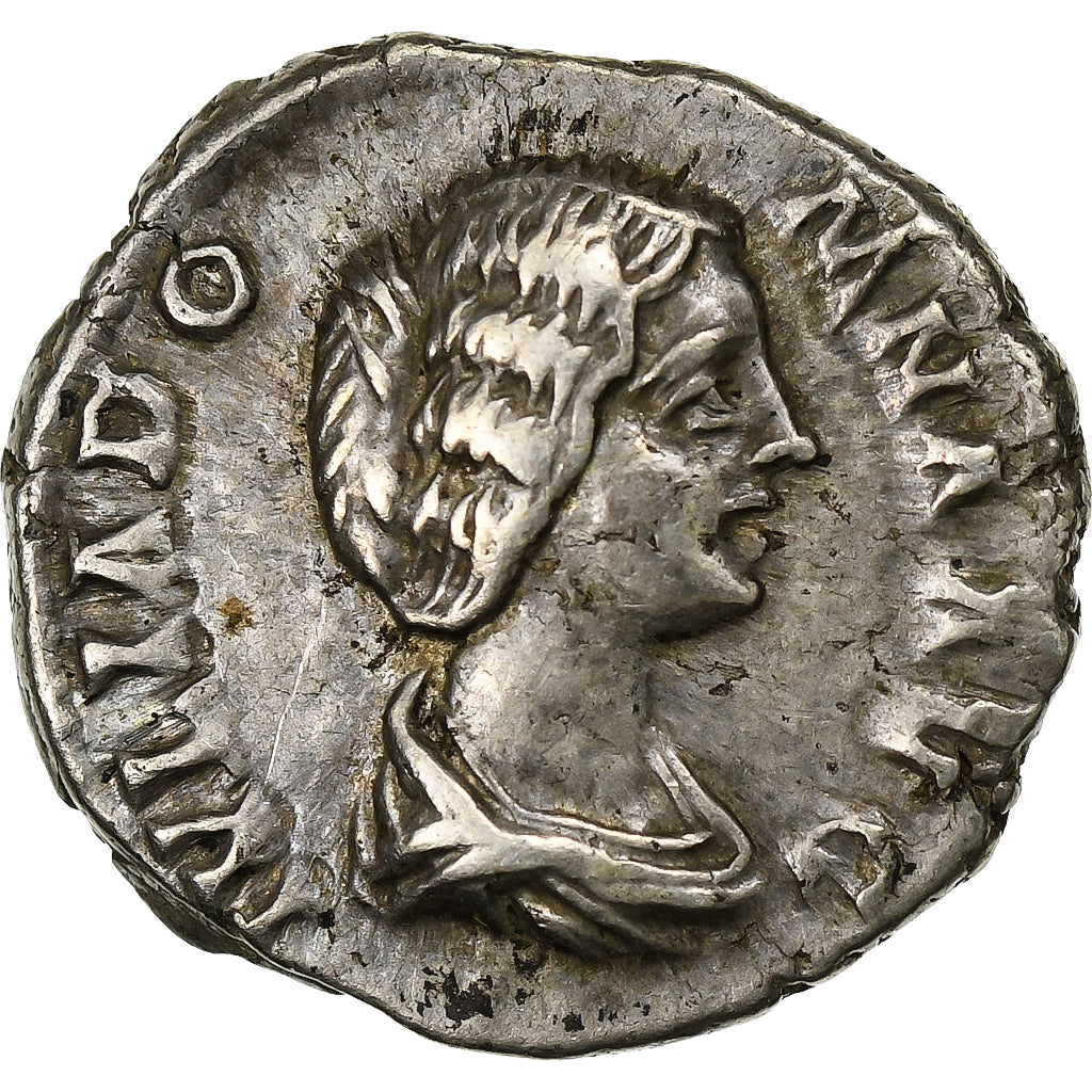 Julia Domna, Denarius, 193-196, Rome, Silver, AU(50-53), RIC:536