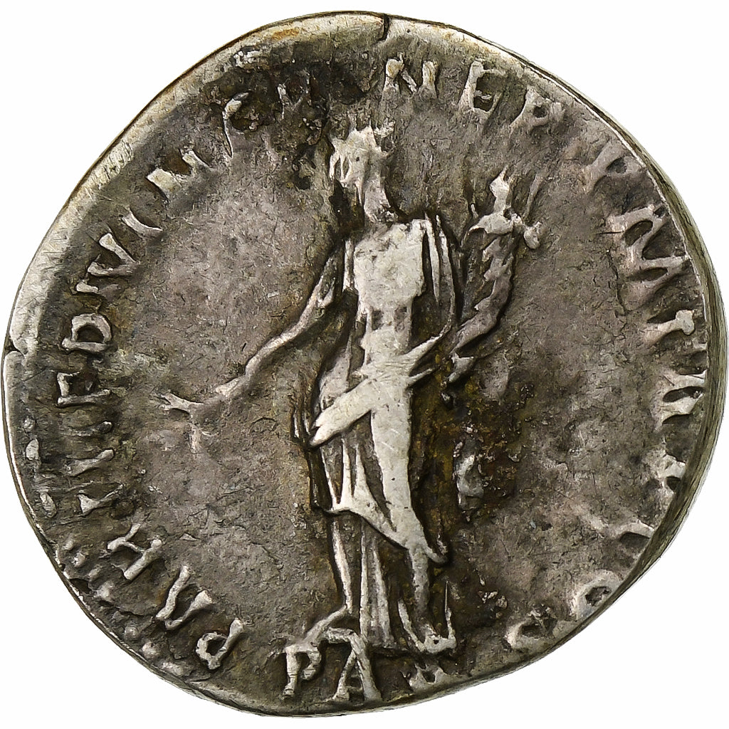 Hadrien, Denier, 117, Rome, Argent, TTB, RIC:65